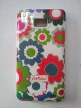 Силиконов гръб с цветя за Samsung i9100 Galaxy S2
